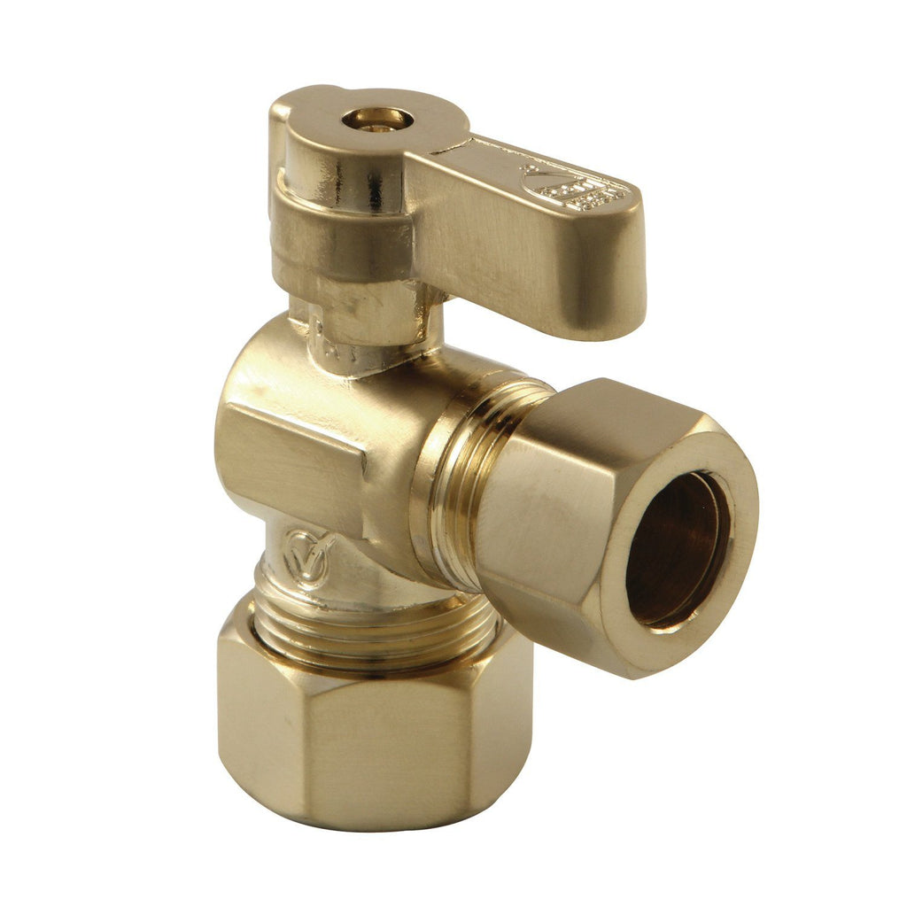 5/8-Inch O.D. Comp x 1/2-Inch O.D. Comp Quarter-Turn Angle Shut-Off Valve