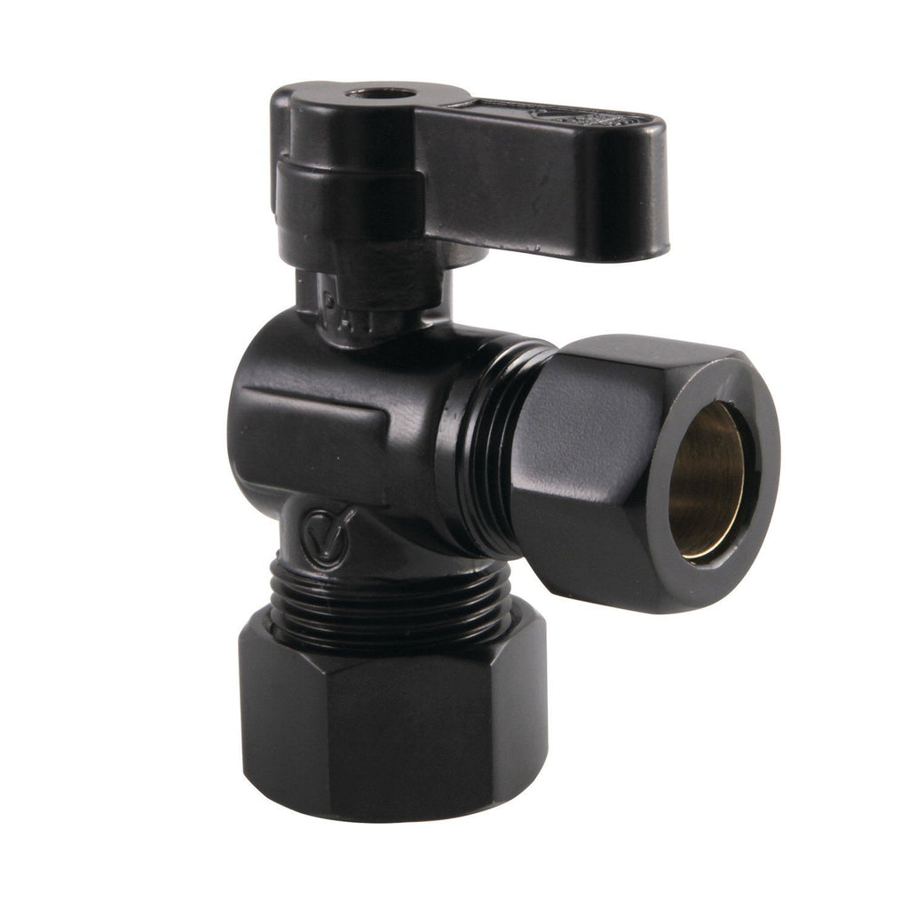 5/8-Inch O.D. Comp x 1/2-Inch O.D. Comp Quarter-Turn Angle Shut-Off Valve