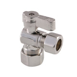 5/8-Inch O.D. Comp x 1/2-Inch O.D. Comp Quarter-Turn Angle Shut-Off Valve