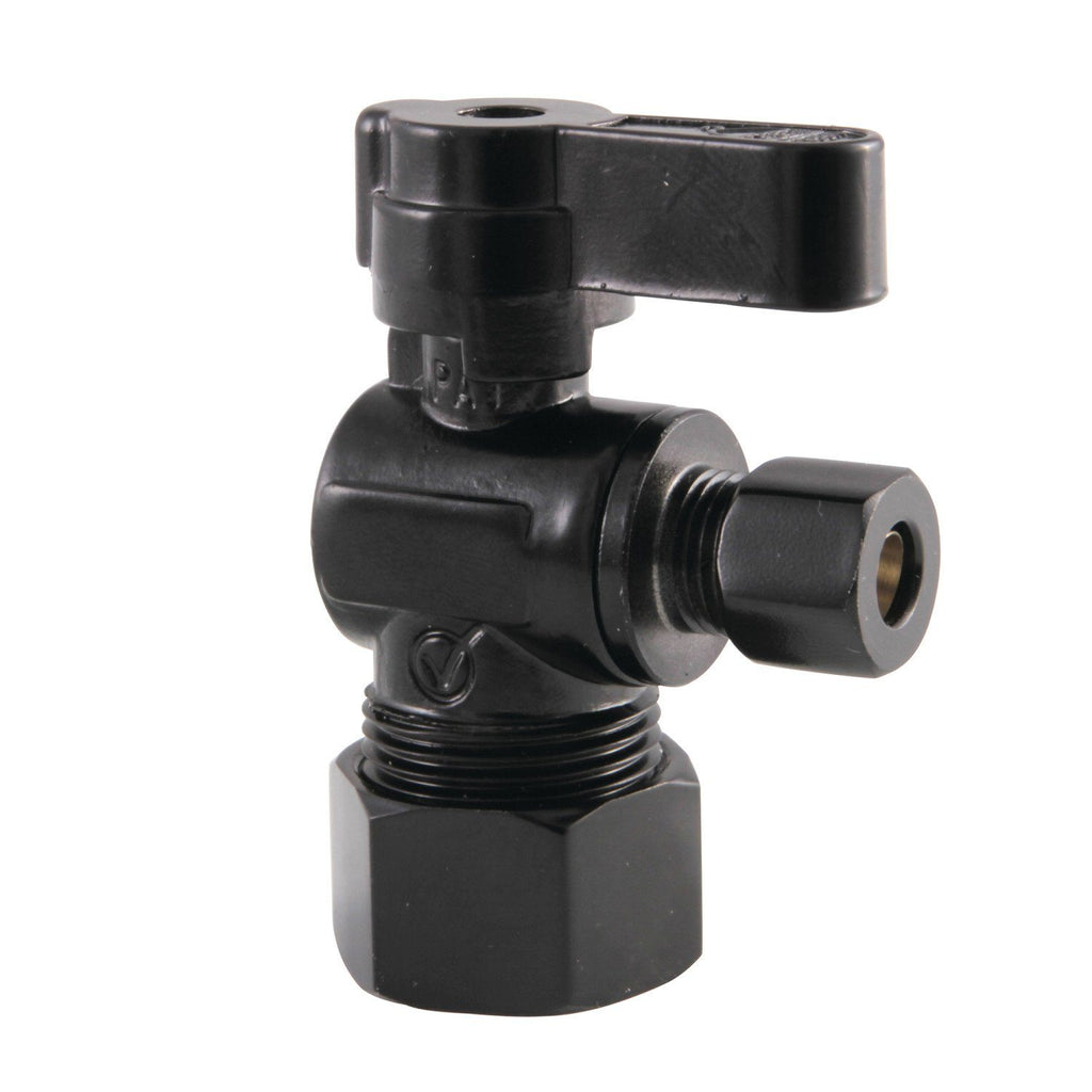 5/8-Inch O.D. Comp x 1/4-Inch O.D. Comp Quarter-Turn Angle Shut-Off Valve