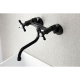 Essex Double-Handle 2-Hole Wall Mount Bathroom Faucet
