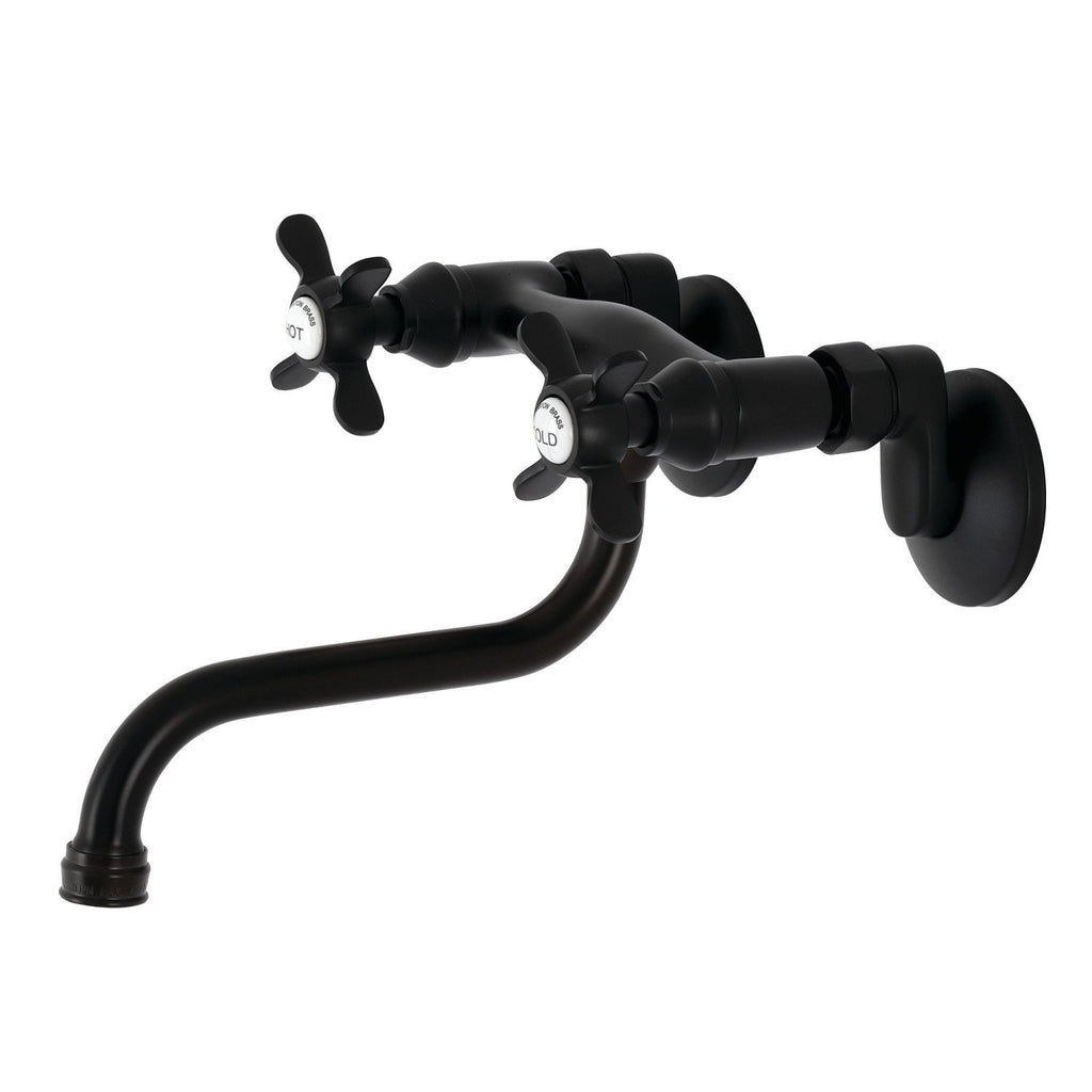 Essex Double-Handle 2-Hole Wall Mount Bathroom Faucet