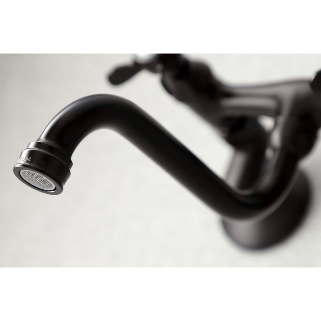 Essex Double-Handle 2-Hole Wall Mount Bathroom Faucet
