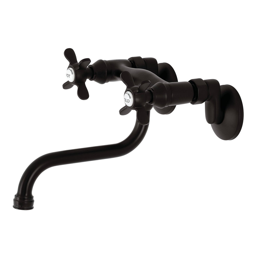 Essex Double-Handle 2-Hole Wall Mount Bathroom Faucet