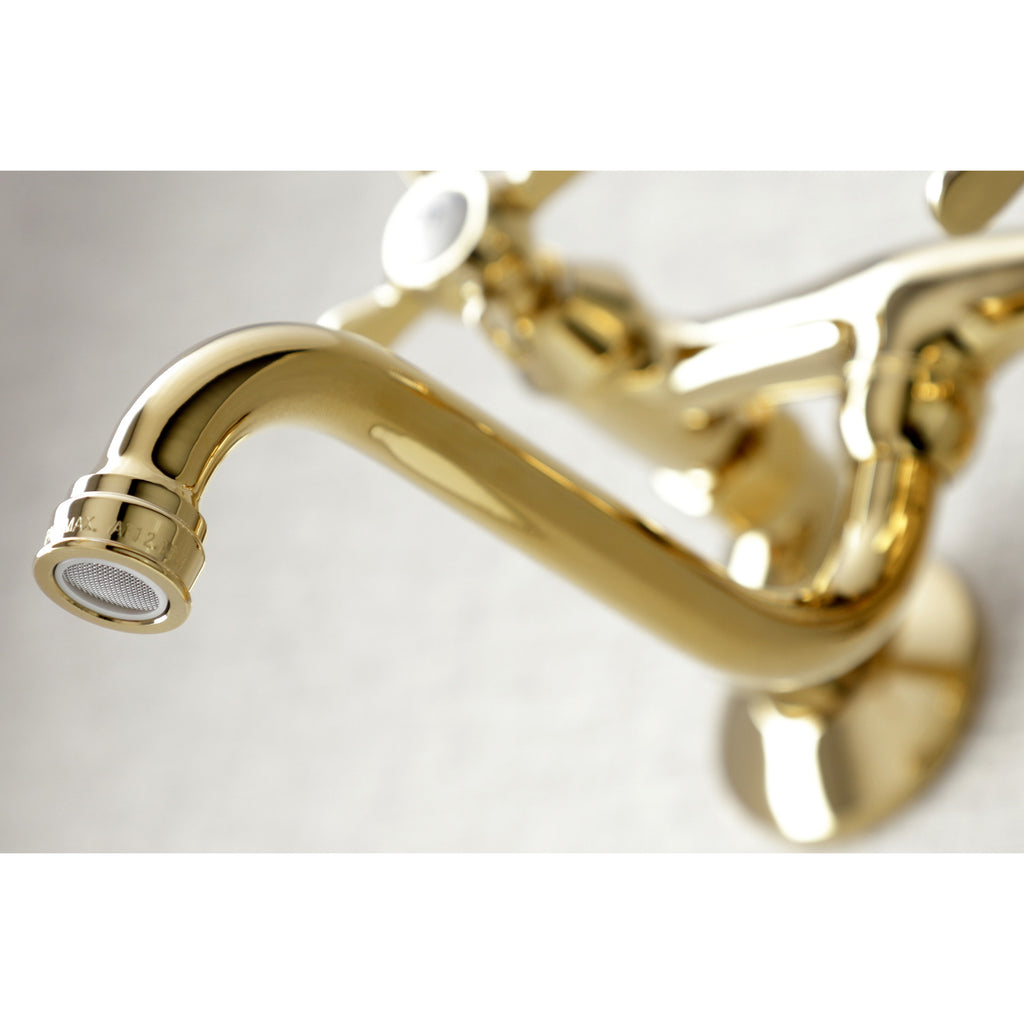 Essex Double-Handle 2-Hole Wall Mount Bathroom Faucet