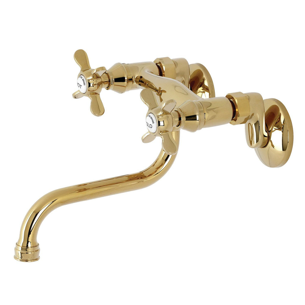 Essex Double-Handle 2-Hole Wall Mount Bathroom Faucet