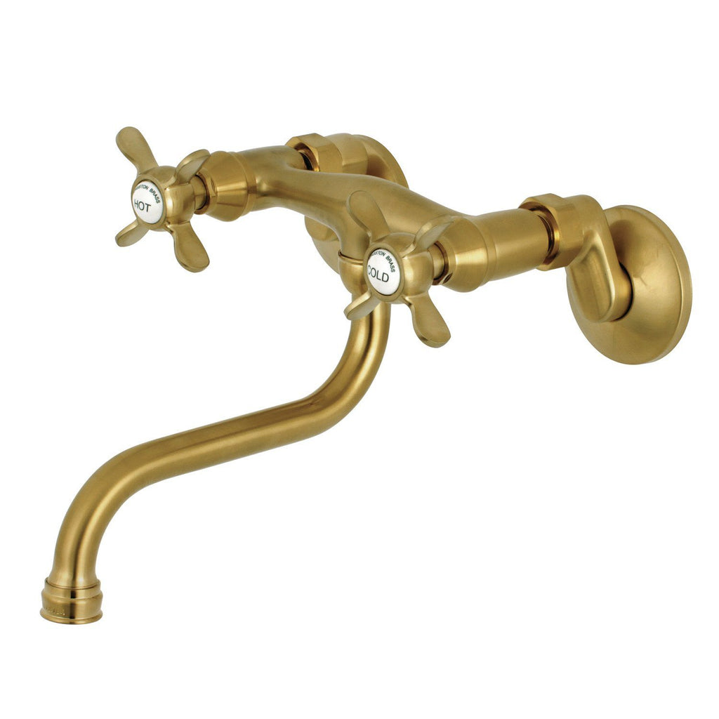 Essex Double-Handle 2-Hole Wall Mount Bathroom Faucet