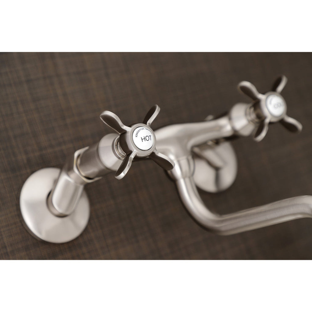 Essex Double-Handle 2-Hole Wall Mount Bathroom Faucet