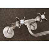 Essex Double-Handle 2-Hole Wall Mount Bathroom Faucet