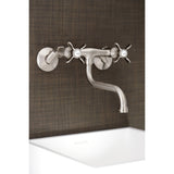 Essex Double-Handle 2-Hole Wall Mount Bathroom Faucet