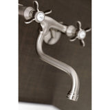 Essex Double-Handle 2-Hole Wall Mount Bathroom Faucet