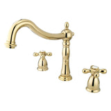 Heritage Two-Handle 3-Hole Deck Mount Roman Tub Faucet