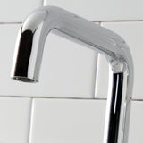 Fuller Two-Handle 3-Hole Deck Mount Widespread Bathroom Faucet with Push Pop-Up Drain