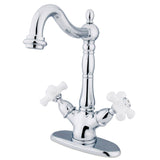 Heritage Two-Handle 1-or-3 Hole Deck Mount Vessel Faucet