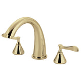 Century Two-Handle 3-Hole Deck Mount Roman Tub Faucet