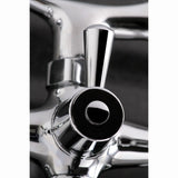 Essex Three-Handle 2-Hole Wall Mount Clawfoot Tub Faucet with Hand Shower
