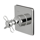 Single-Handle Three-Way Diverter Valve with Square Trim Kit