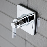 NuvoFusion Single-Handle Wall Mount Three-Way Diverter Valve with Trim Kit