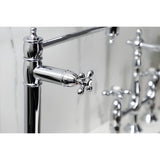 Restoration Two-Handle 1-Hole Deck Mount Pot Filler Faucet