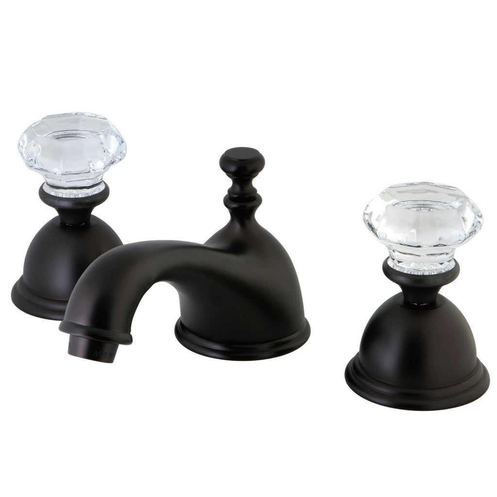 Celebrity Two-Handle 3-Hole Deck Mount Widespread Bathroom Faucet with Brass Pop-Up