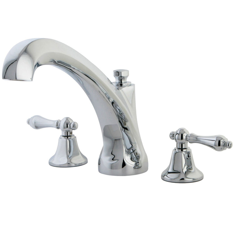 Metropolitan Two-Handle 3-Hole Deck Mount Roman Tub Faucet