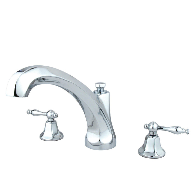 Metropolitan Two-Handle 3-Hole Deck Mount Roman Tub Faucet
