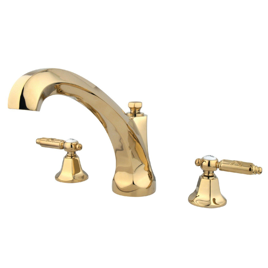 Georgian Two-Handle 3-Hole Deck Mount Roman Tub Faucet