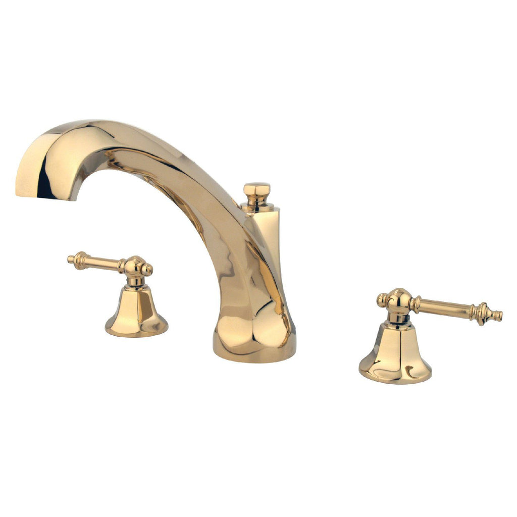 Metropolitan Two-Handle 3-Hole Deck Mount Roman Tub Faucet