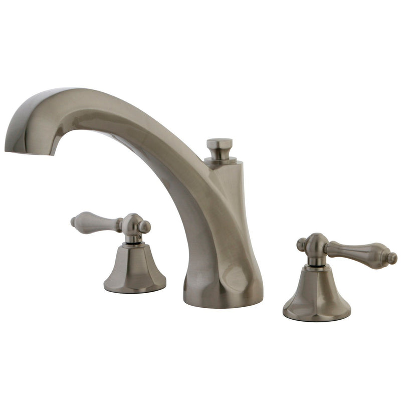 Metropolitan Two-Handle 3-Hole Deck Mount Roman Tub Faucet