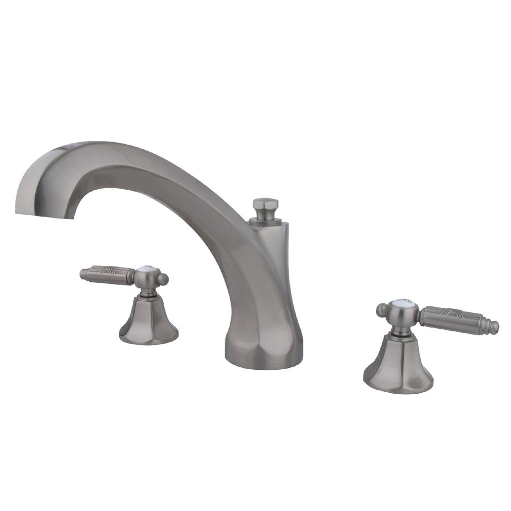 Georgian Two-Handle 3-Hole Deck Mount Roman Tub Faucet