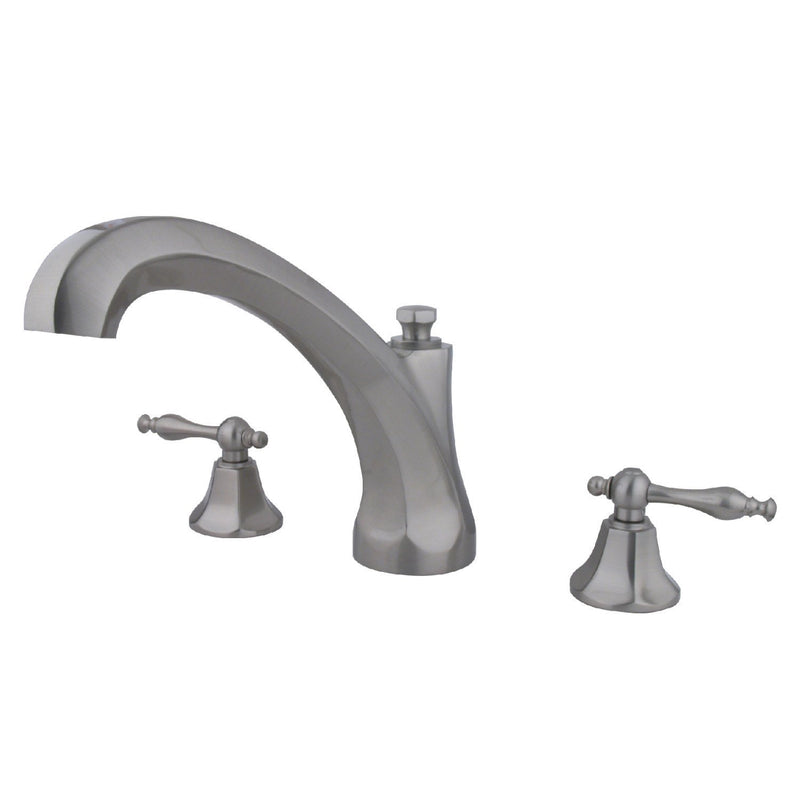 Metropolitan Two-Handle 3-Hole Deck Mount Roman Tub Faucet