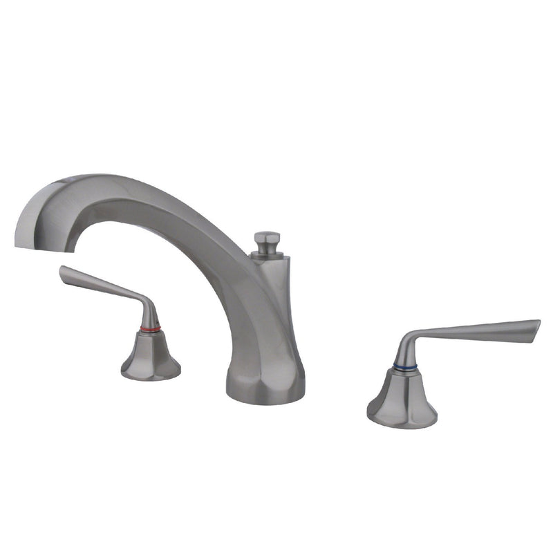 Silver Sage Two-Handle 3-Hole Deck Mount Roman Tub Faucet