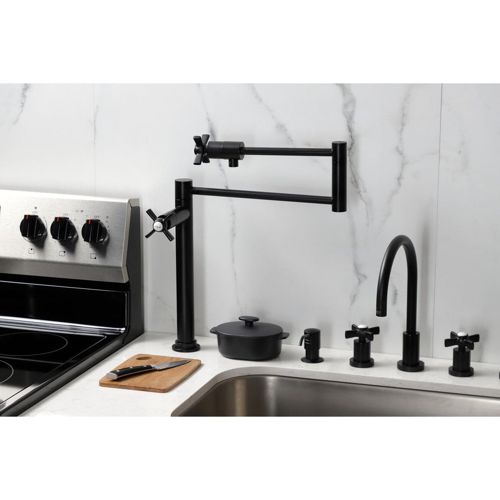 Millennium Two-Handle 1-Hole Deck Mount Pot Filler Faucet