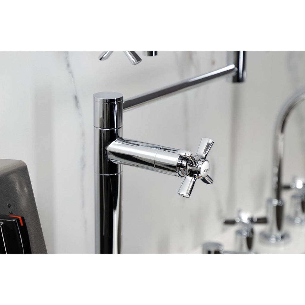 Millennium Two-Handle 1-Hole Deck Mount Pot Filler Faucet