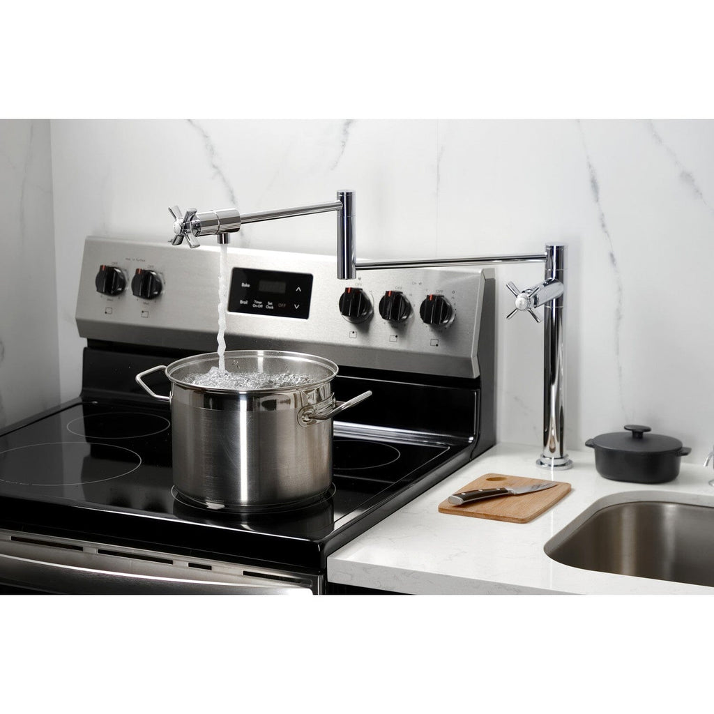 Millennium Two-Handle 1-Hole Deck Mount Pot Filler Faucet