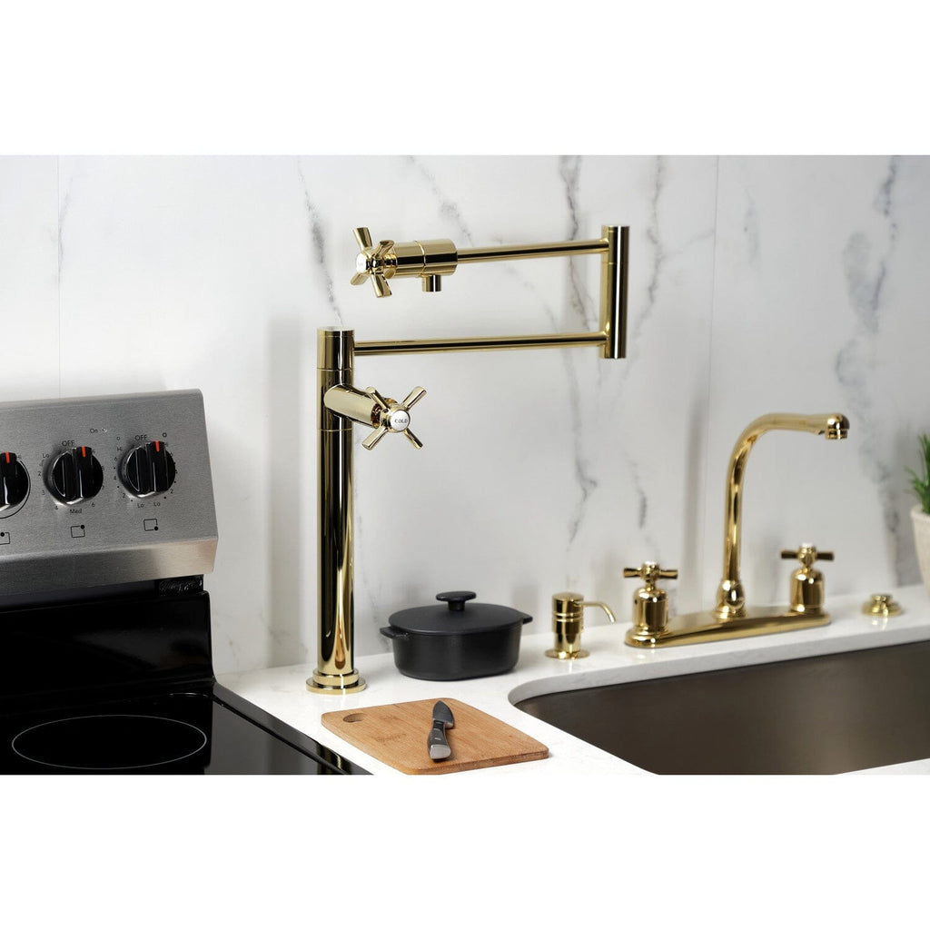 Millennium Two-Handle 1-Hole Deck Mount Pot Filler Faucet