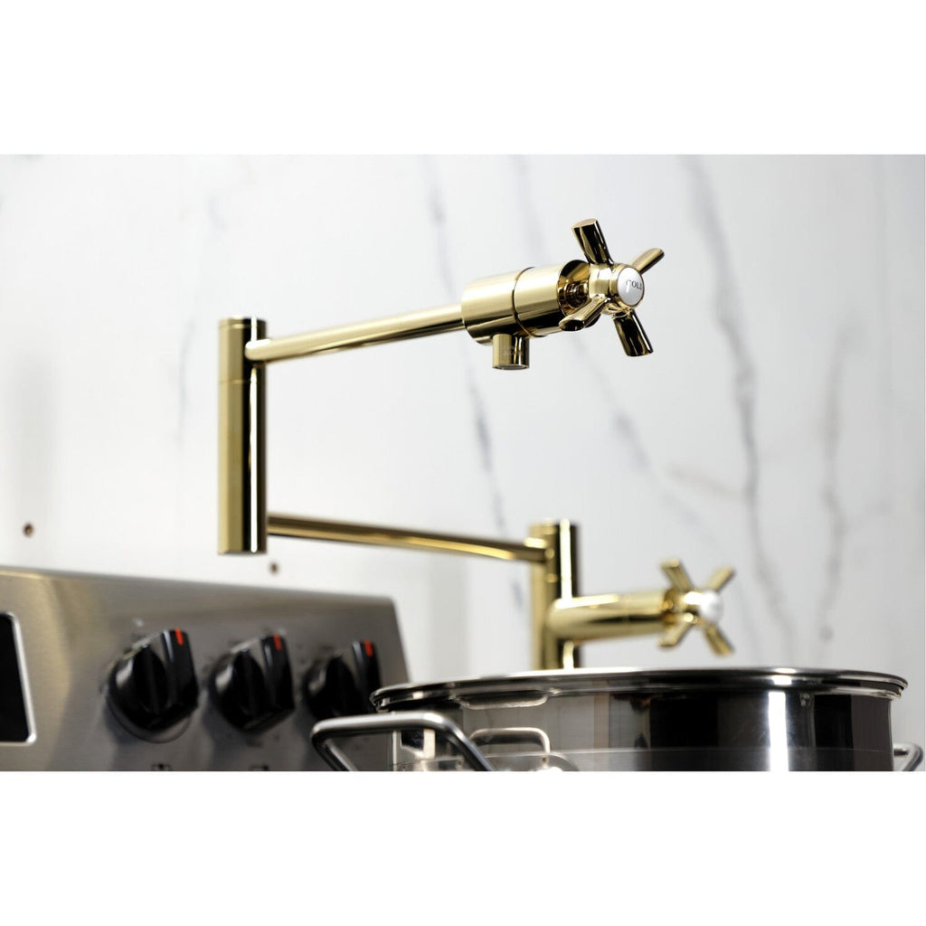 Millennium Two-Handle 1-Hole Deck Mount Pot Filler Faucet