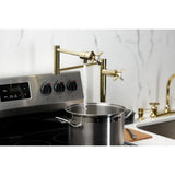 Millennium Two-Handle 1-Hole Deck Mount Pot Filler Faucet