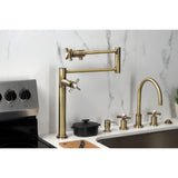 Millennium Two-Handle 1-Hole Deck Mount Pot Filler Faucet