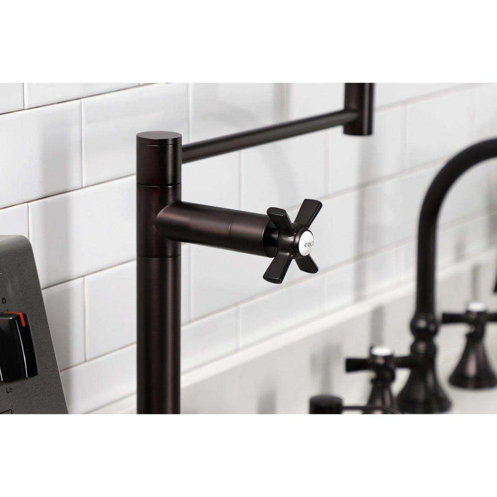 Millennium Two-Handle 1-Hole Deck Mount Pot Filler Faucet