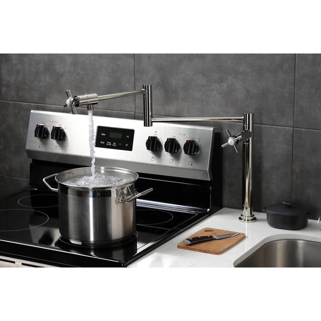 Millennium Two-Handle 1-Hole Deck Mount Pot Filler Faucet