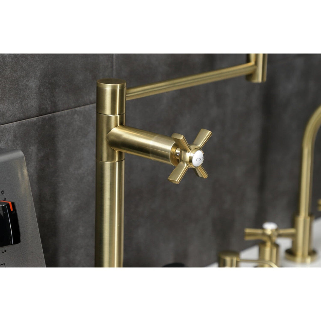 Millennium Two-Handle 1-Hole Deck Mount Pot Filler Faucet