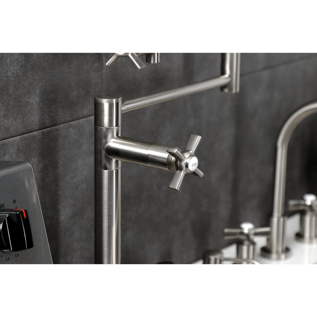 Millennium Two-Handle 1-Hole Deck Mount Pot Filler Faucet