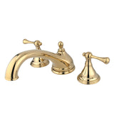 Vintage Two-Handle 3-Hole Deck Mount Roman Tub Faucet