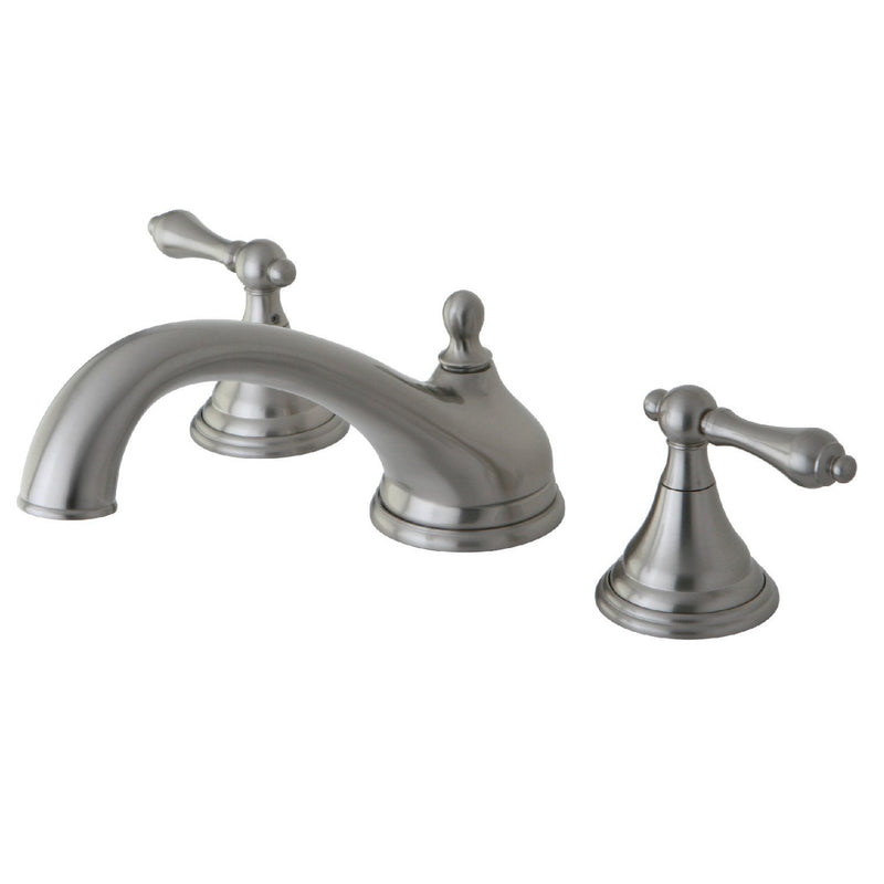 Vintage Two-Handle 3-Hole Deck Mount Roman Tub Faucet