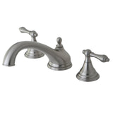 Vintage Two-Handle 3-Hole Deck Mount Roman Tub Faucet
