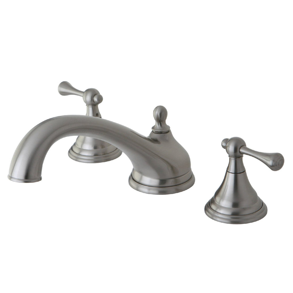 Vintage Two-Handle 3-Hole Deck Mount Roman Tub Faucet