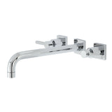 Concord Two-Handle 3-Hole Wall Mount Roman Tub Faucet