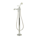 Royale Single-Handle 1-Hole Freestanding Tub Faucet with Hand Shower