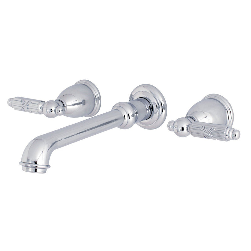 Georgian Two-Handle 3-Hole Wall Mount Roman Tub Faucet